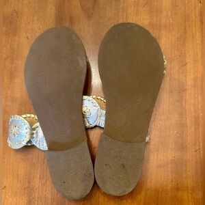 Like new silver and gold Jack Rogers